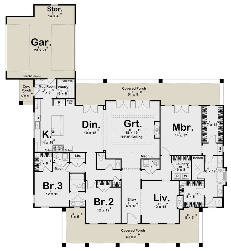 House Plan House Plan #29744 Drawing 1