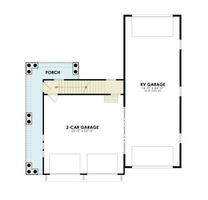 Garage Floor for House Plan #699-00380