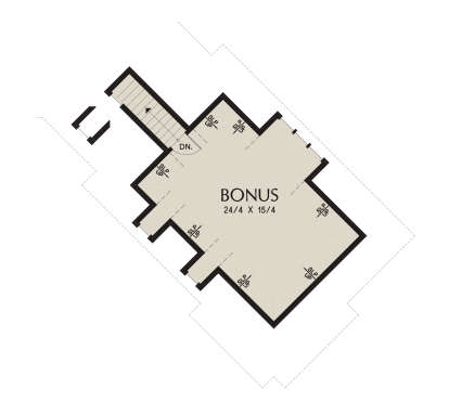 Bonus Room for House Plan #2559-00998