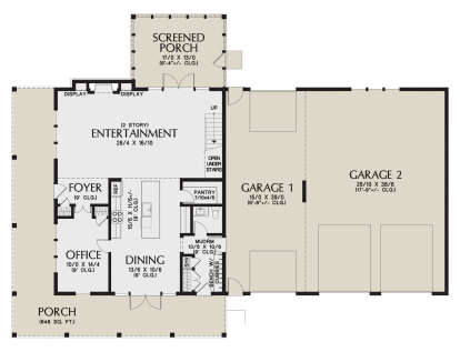 Main Floor  for House Plan #2559-01002
