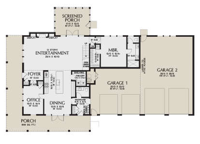 Main Floor  for House Plan #2559-01003
