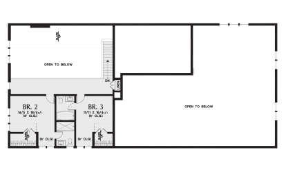 Second Floor for House Plan #2559-01003