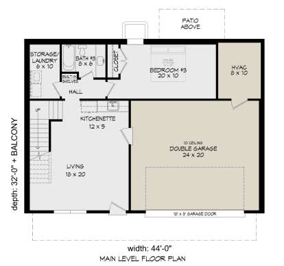 Basement for House Plan #940-00885