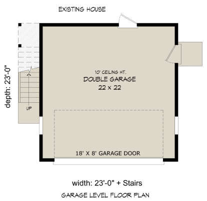 Garage Floor for House Plan #940-00886