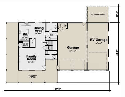 Main Floor for House Plan #402-01807