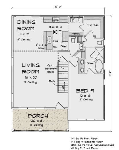 Main Floor  for House Plan #4848-00396