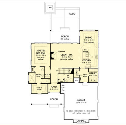 Main Floor  for House Plan #2865-00403