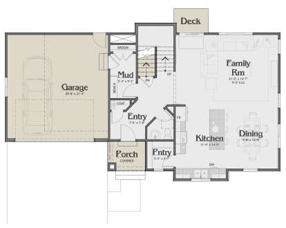 Main Floor  for House Plan #6785-00009