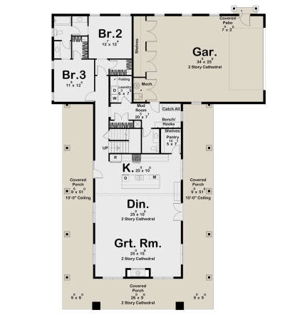 Main Floor  for House Plan #963-00838