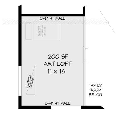 Loft for House Plan #940-00891