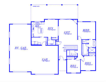 Main Floor for House Plan #5244-00021