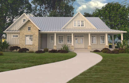 Country House Plan #9300-00003 Elevation Photo
