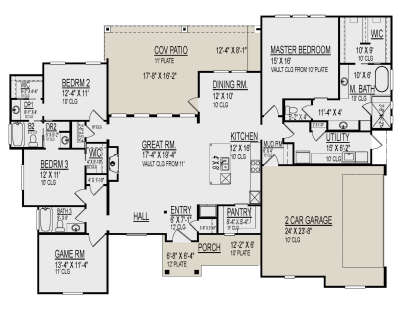 Main Floor  for House Plan #9300-00004