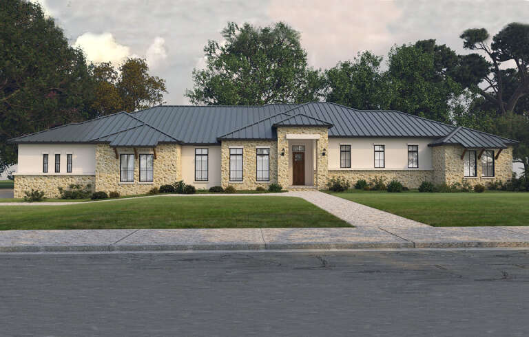 House Plan House Plan #29871 Front Elevation 