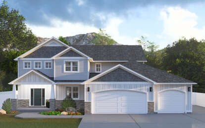 Craftsman House Plan #2802-00251 Elevation Photo