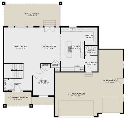 Main Floor  for House Plan #2802-00251