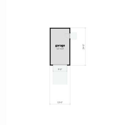Garage Floor for House Plan #028-00204