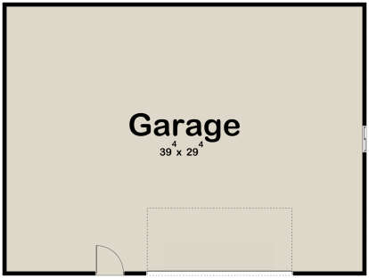 Garage Floor for House Plan #963-00845