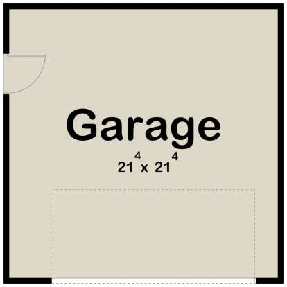Garage Floor for House Plan #963-00847