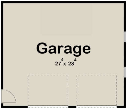 Garage Floor for House Plan #963-00848