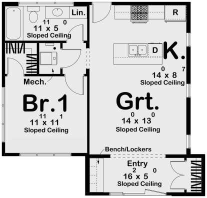 Main Floor for House Plan #963-00849