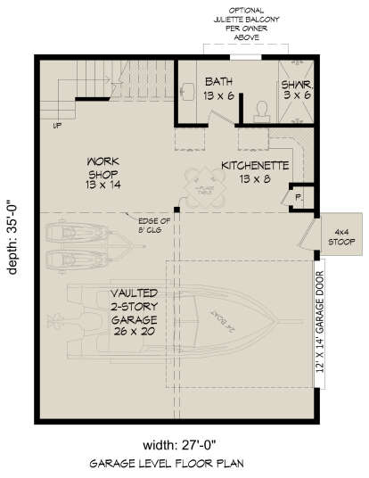First Floor for House Plan #940-00901