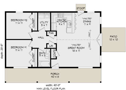 Main Floor  for House Plan #940-00902
