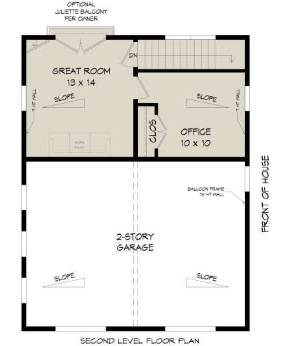 Second Floor for House Plan #940-00903