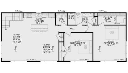 Second Floor for House Plan #940-00910