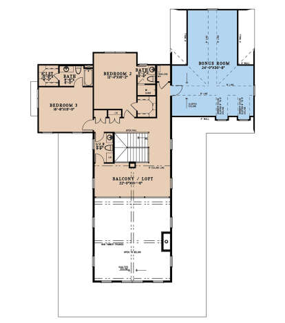 Second Floor for House Plan #8318-00370