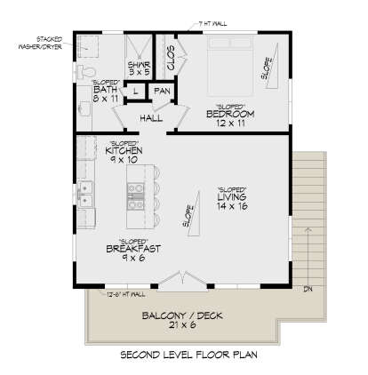 Second Floor for House Plan #940-00913