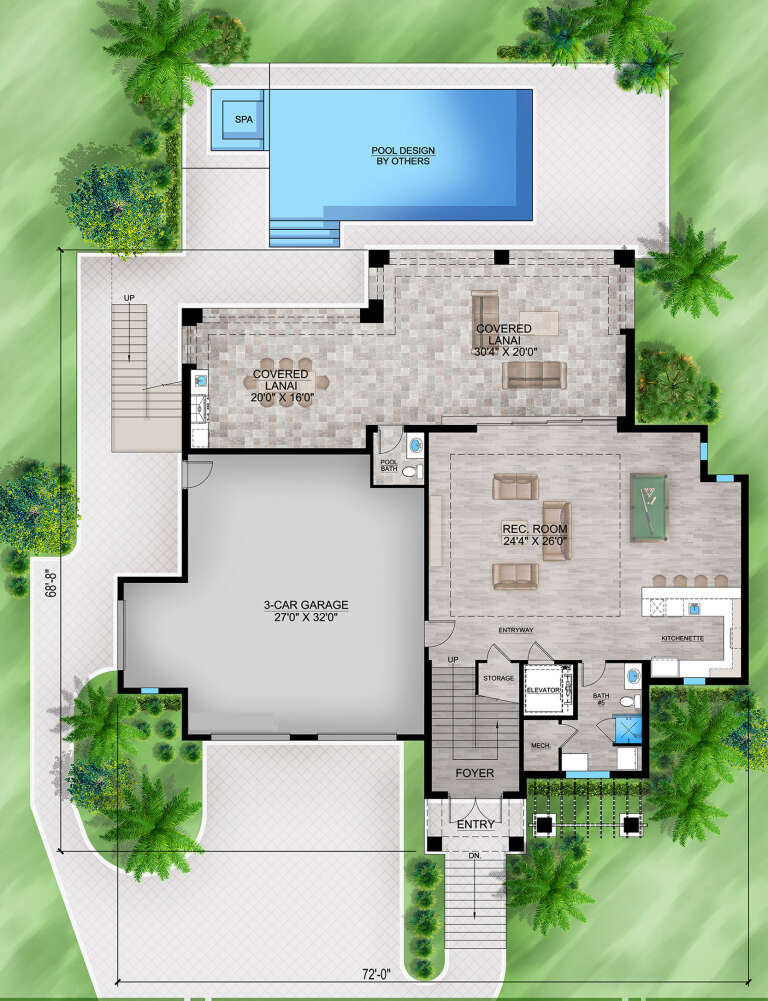 House Plan House Plan #29969 Drawing 1