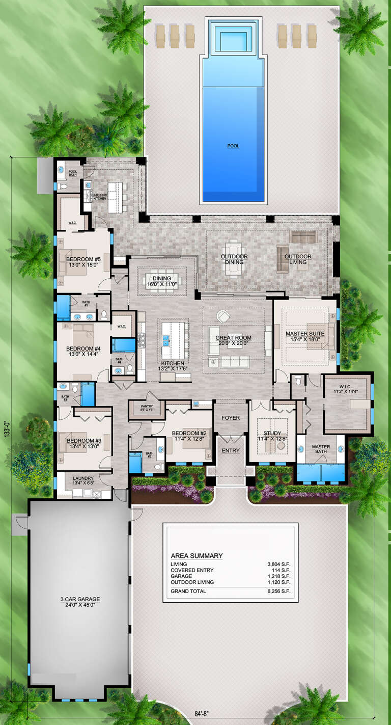 House Plan House Plan #29987 Drawing 1