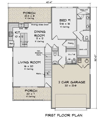 Main Floor  for House Plan #4848-00397