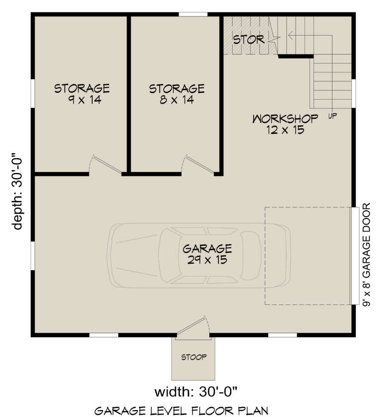 House Plan House Plan #30076 Drawing 1