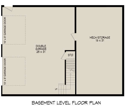 Basement for House Plan #940-00932