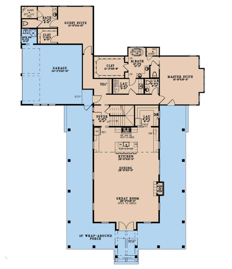 House Plan House Plan #30153 Drawing 1