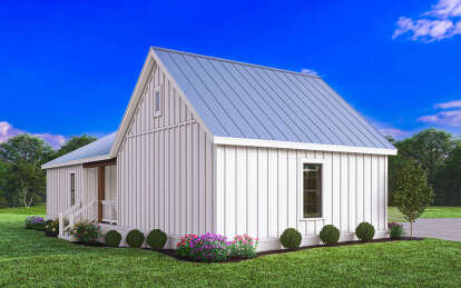 Modern Farmhouse House Plan #009-00384 Elevation Photo