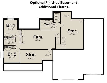 Basement for House Plan #963-00862