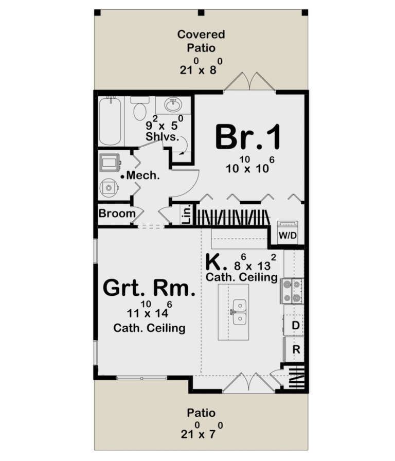 House Plan House Plan #30171 Drawing 1