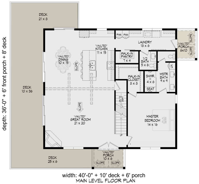 House Plan House Plan #30204 Drawing 1