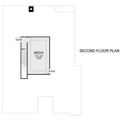Second Floor for House Plan #5445-00522