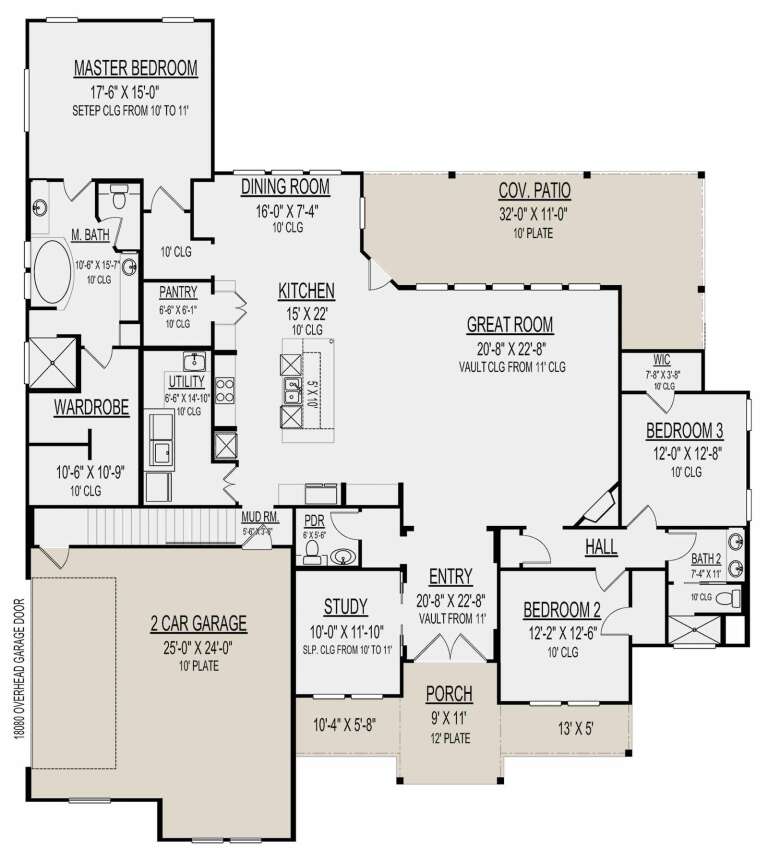 House Plan House Plan #30238 Drawing 1