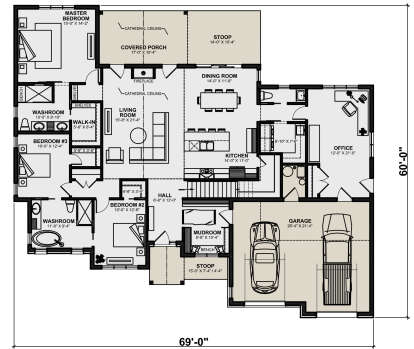 Main Floor  for House Plan #034-01307