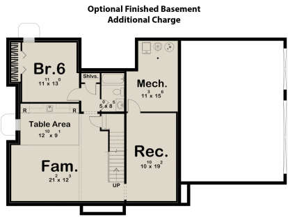Basement for House Plan #963-00872