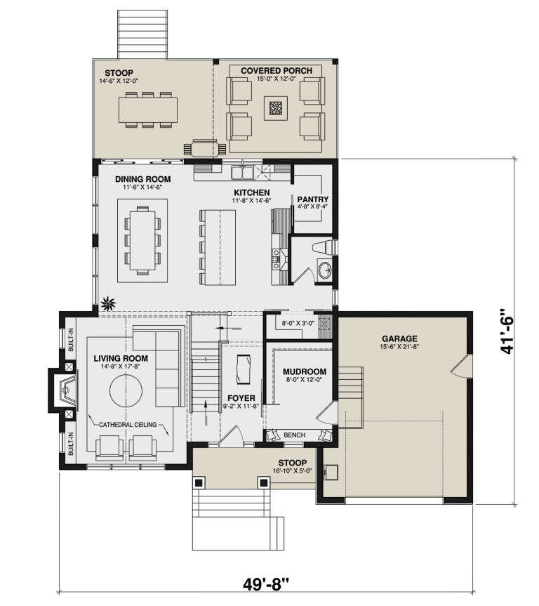 House Plan House Plan #30289 Drawing 1