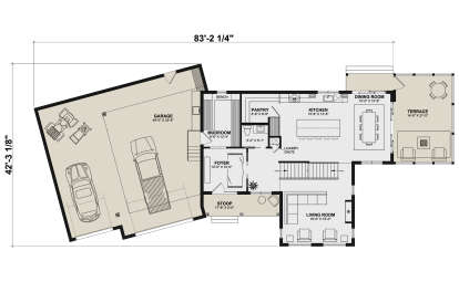 Main Floor  for House Plan #034-01327