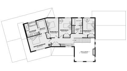 Second Floor for House Plan #034-01327