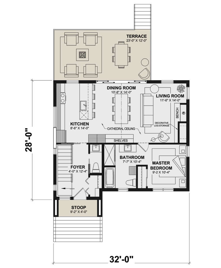 House Plan House Plan #30342 Drawing 1