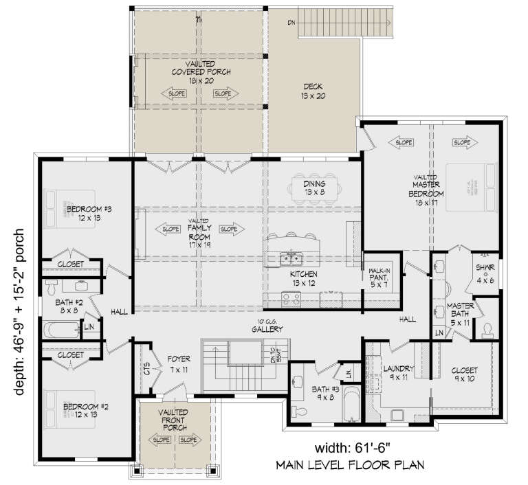 House Plan House Plan #30343 Drawing 1